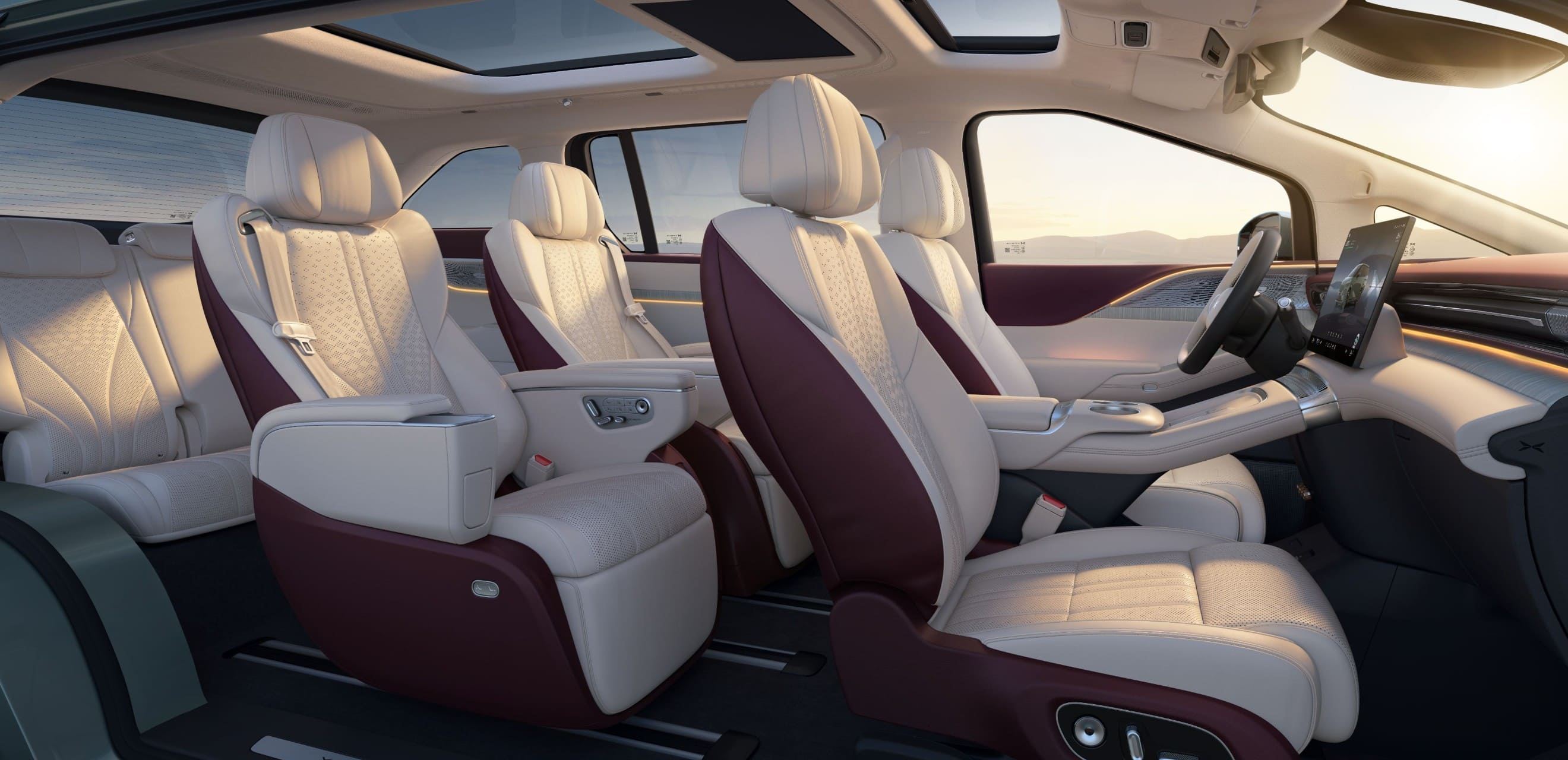 X-Peng X9 PHEV. Інтер'єр і комфорт